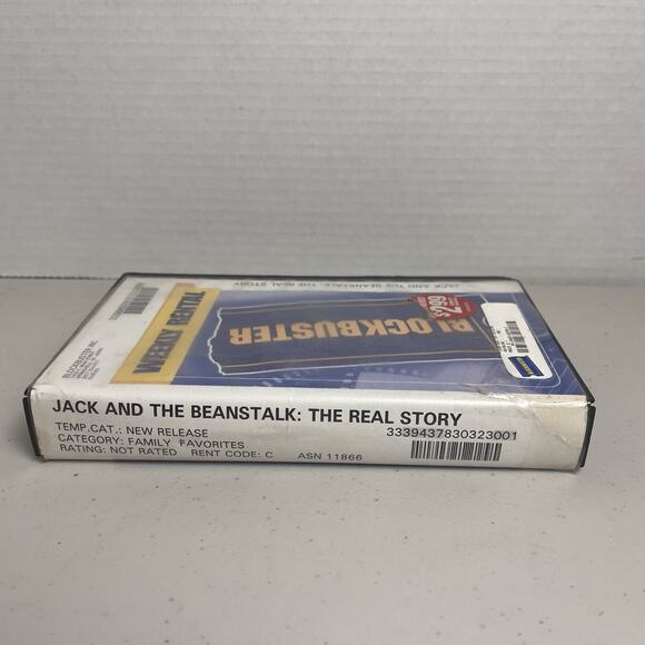 Blockbuster Video VHS Clamshell Rental Case Jack and the Beanstalk Real Story - Picture 4 of 11